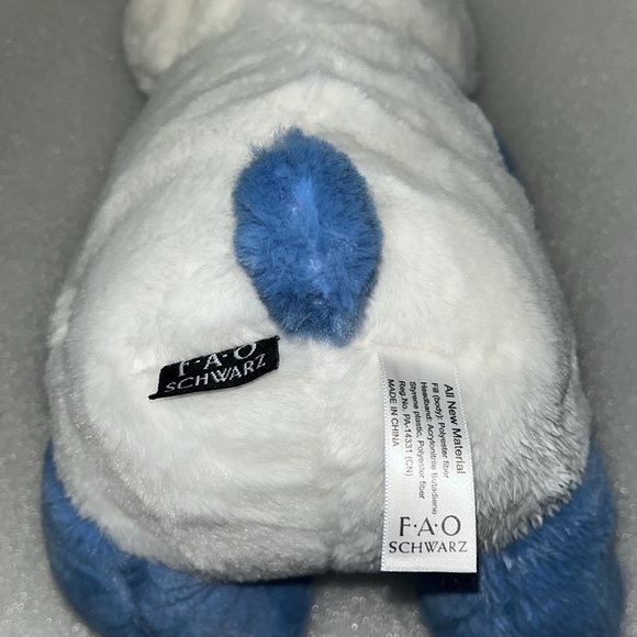🆕 FAO Schwarz Sparklers Wear and Share Plush Panda Bear Birthday Blue/White - Picture 6 of 11